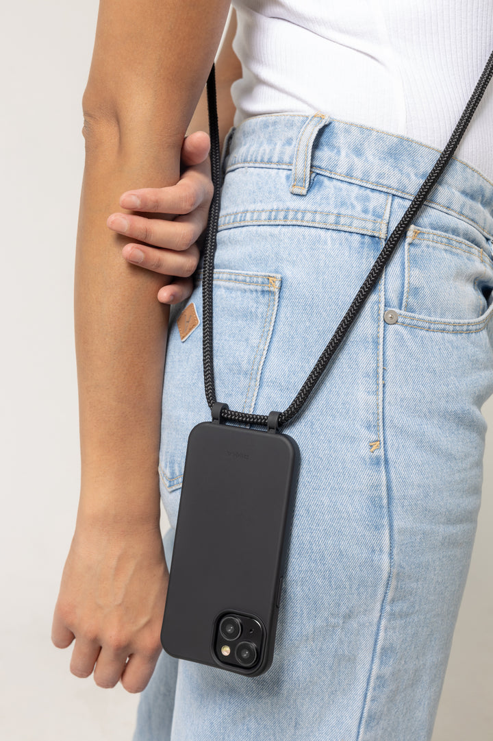 Midnight Magic Strap-N-Go: Stylish Phone Case with Strap