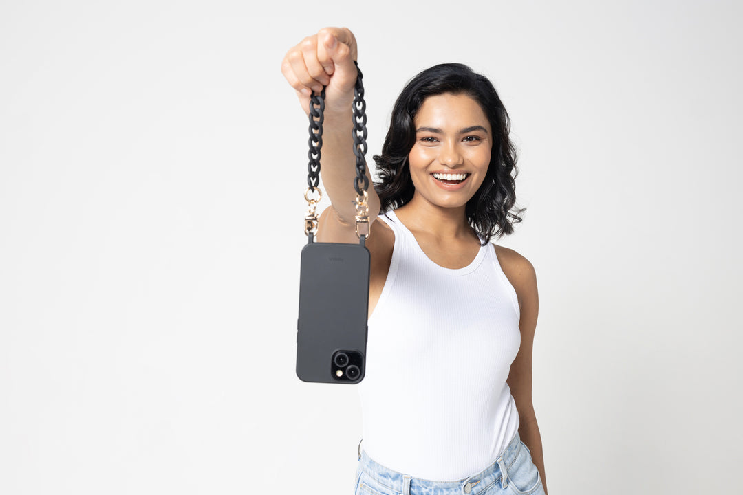 Stylish Onyx Phone Wrist Strap