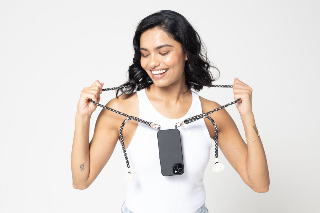 Midnight Magic Case: Stylish Hands-Free Phone Accessory