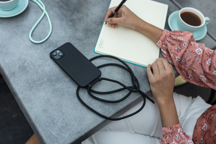 Midnight Magic Strap-N-Go: Stylish Phone Case with Strap