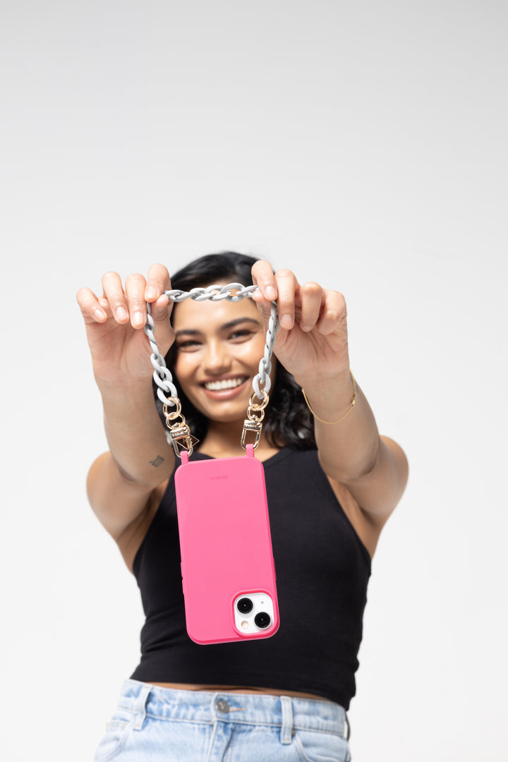 Berry Bliss All-in-One Phone Case with Adjustable Strap