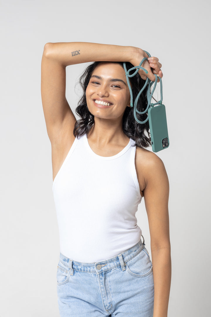 Strap-N-Go Jungle Gem: Stylish Phone Case with Strap