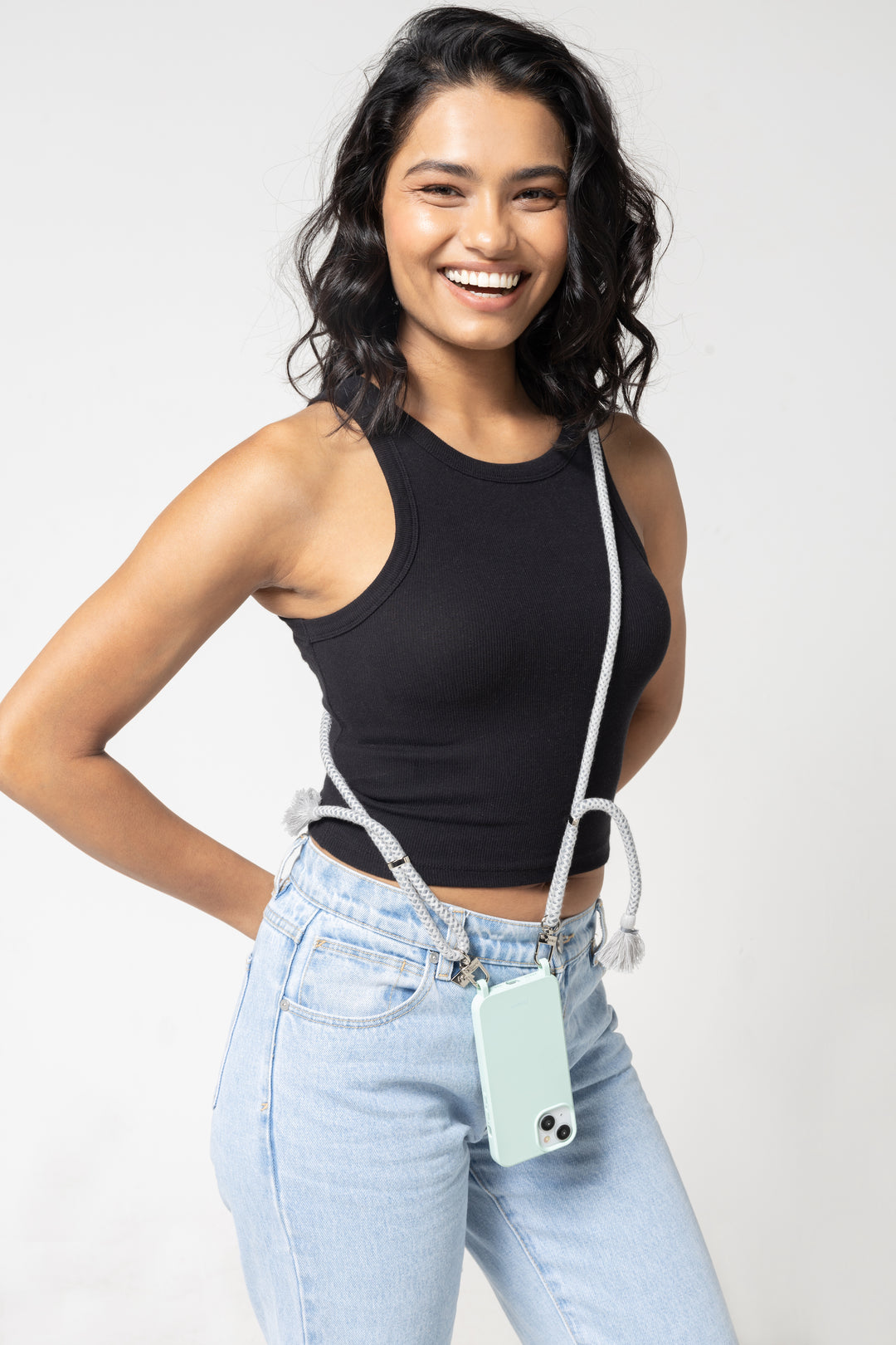 Mint to Be Case: Stylish Phone Case with Adjustable Strap