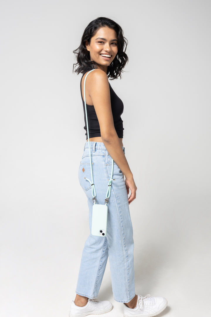 Minty Match Phone Case with Adjustable Strap