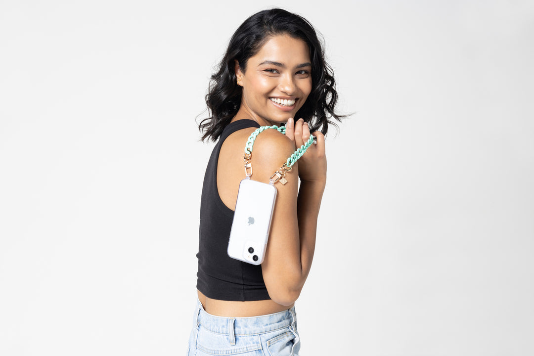Minty Fresh Phone Wrist Strap