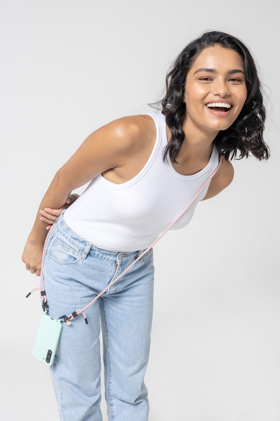 Sleek Mauve Phone Strap – Stylish Hands-Free Accessory