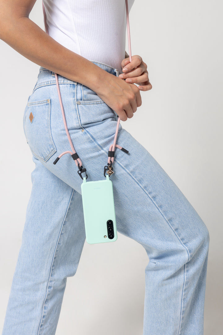 Sleek Baby Pink Phone Strap