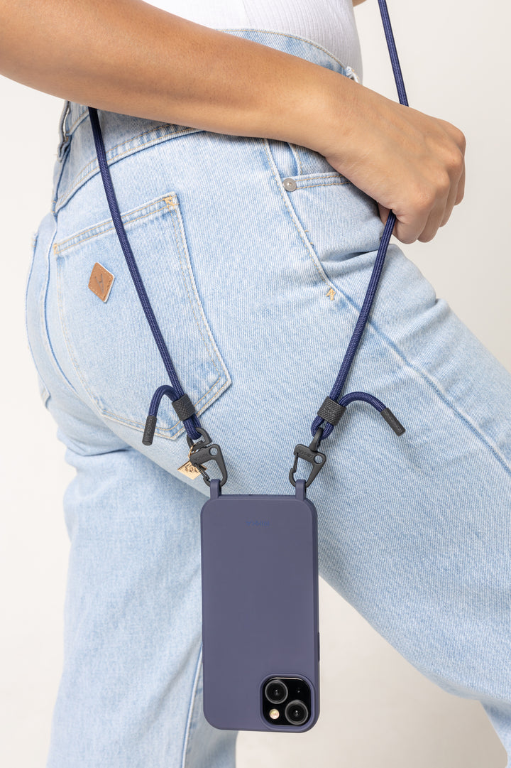 Sleek Navy Phone Strap – Stylish Hands-Free Accessory