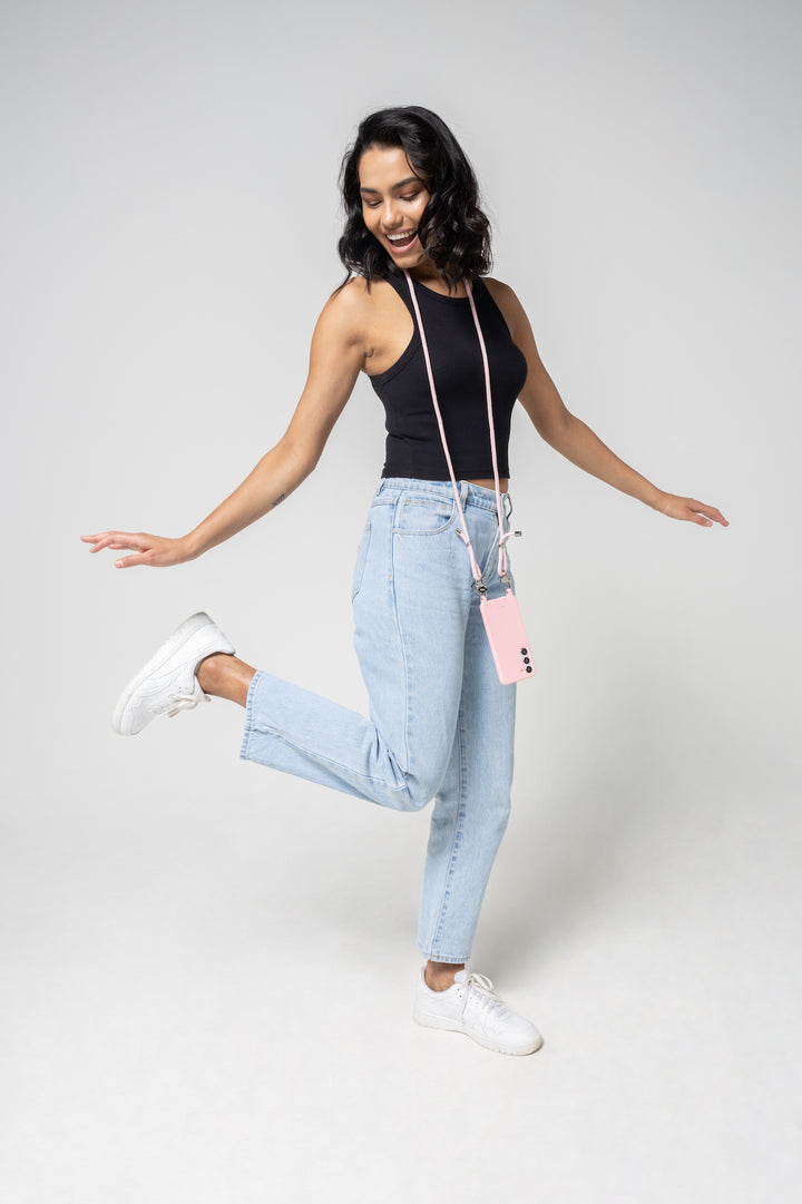 Pink Passion Phone Case with Strap