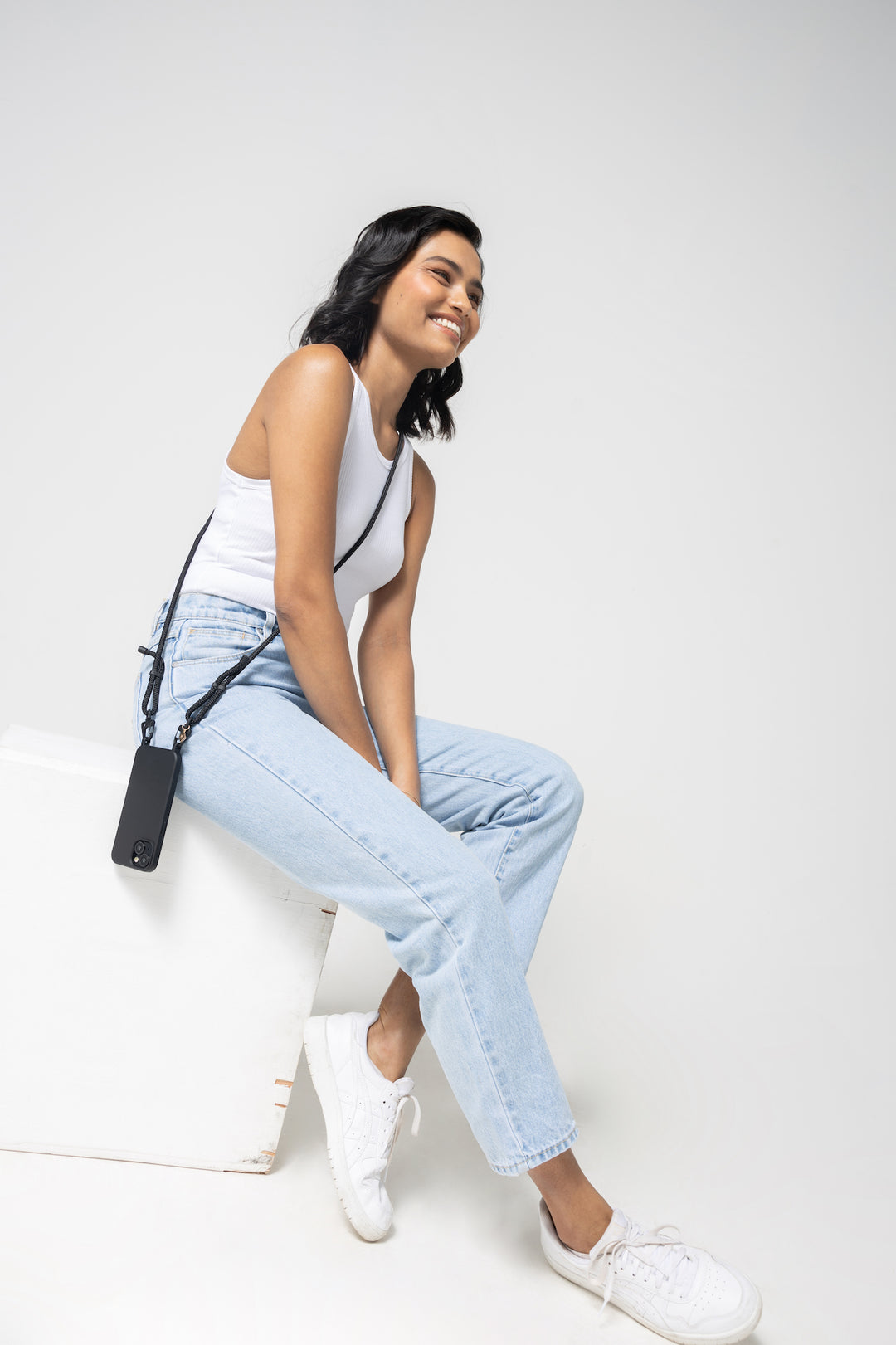 Midnight Magic Case: Stylish Hands-Free Phone Accessory