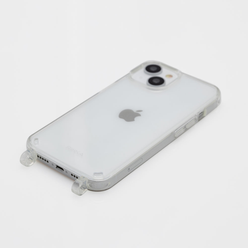 Crystal Clear Phone Case with Adjustable Strap