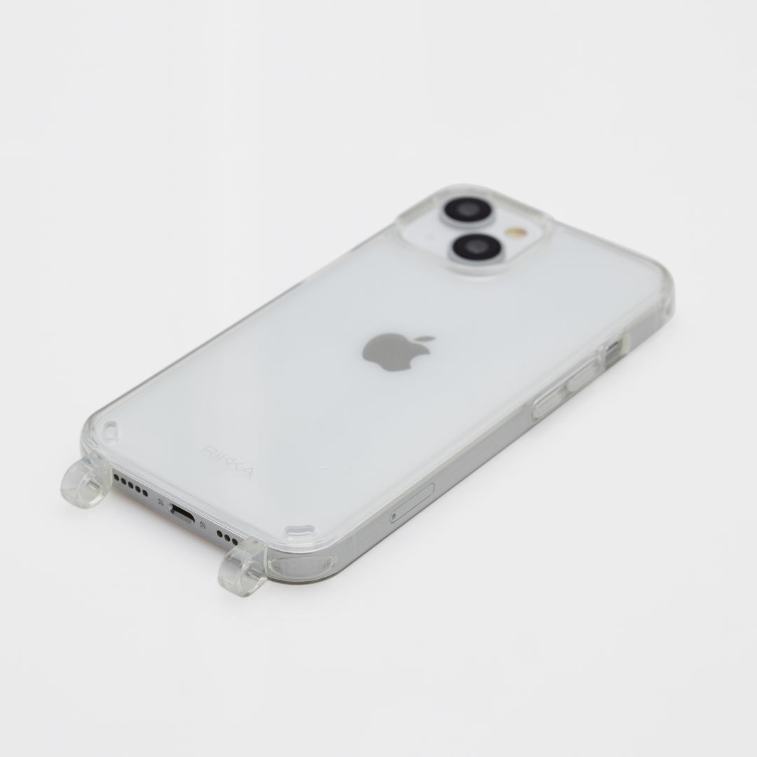 Crystal Clear Phone Case with Adjustable Strap
