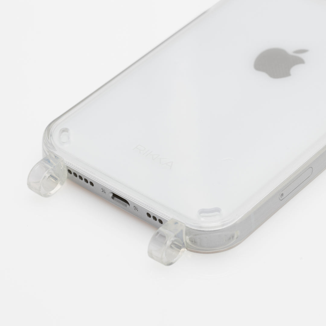 Crystal Clear Phone Case with Adjustable Strap