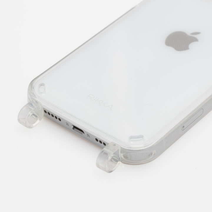 Crystal Clear Phone Case with Adjustable Strap