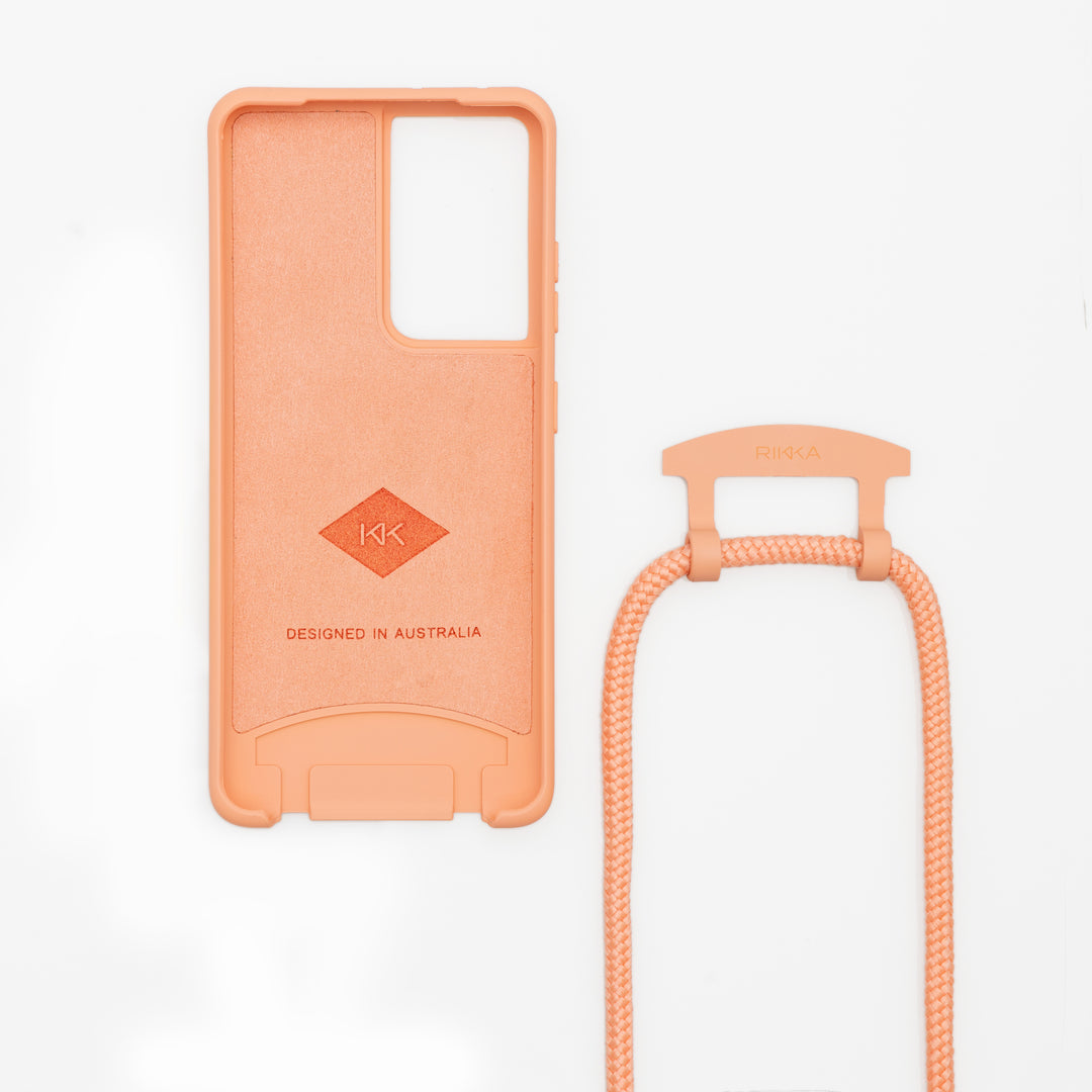 Strap-N-Go Coral Crush: Stylish Hands-Free Phone Case