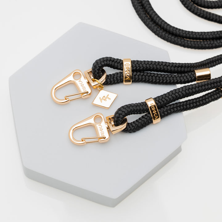 Flexi Strap: Black – Secure Phone Strap for Travel