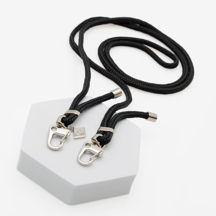 Flexi Strap: Black – Secure Phone Strap for Travel