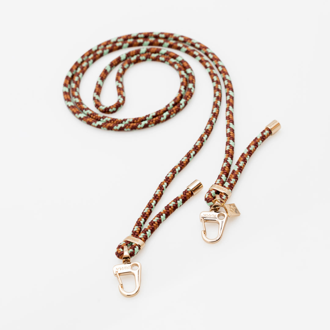 Stylish Crossbody Phone Strap – Mint Mocha Flexi Strap