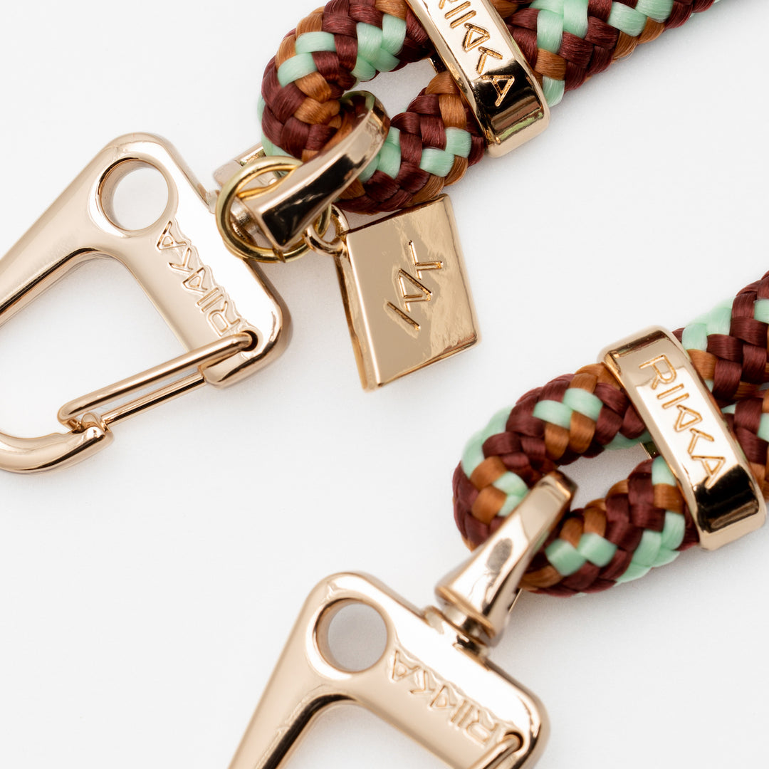 Stylish Crossbody Phone Strap – Mint Mocha Flexi Strap