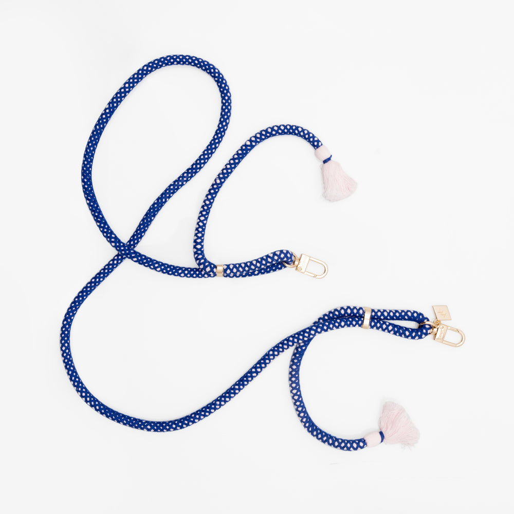 Boho Blue Crossbody Phone Strap