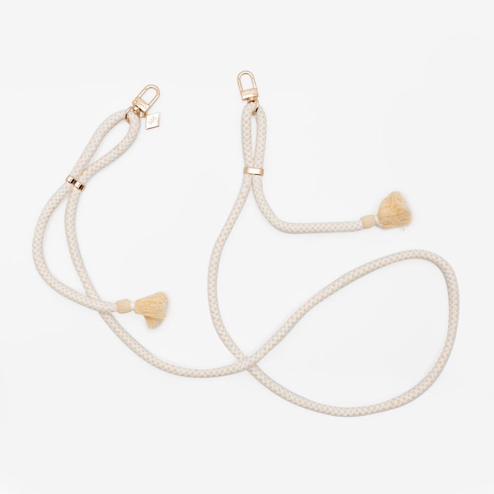 Stylish Beige Boho Phone Strap