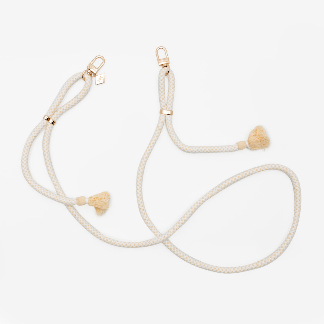 Stylish Beige Boho Phone Strap