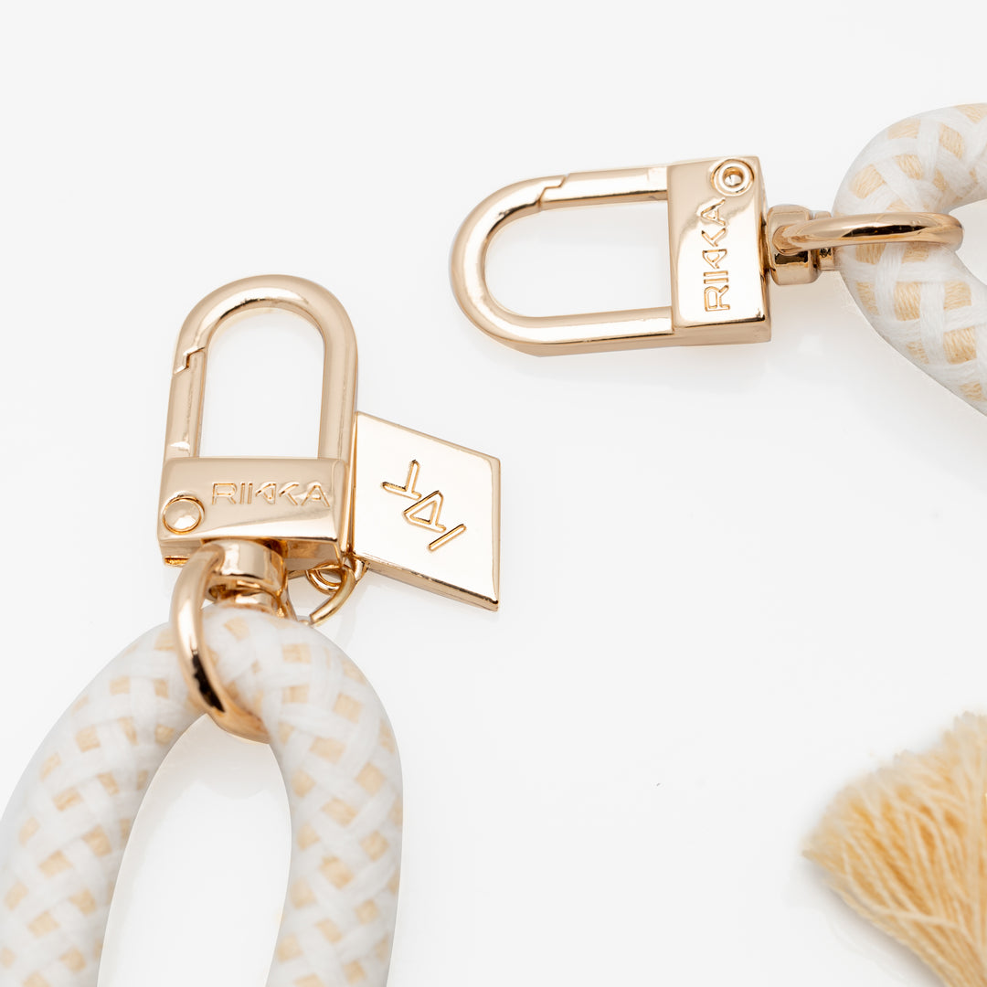 Stylish Beige Boho Phone Strap