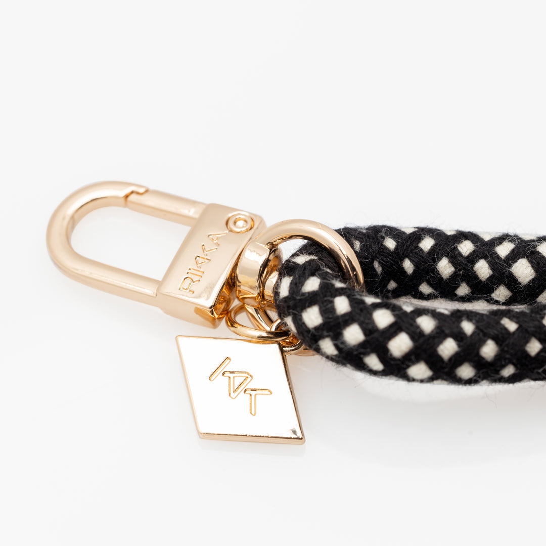 Stylish Black Boho Phone Strap