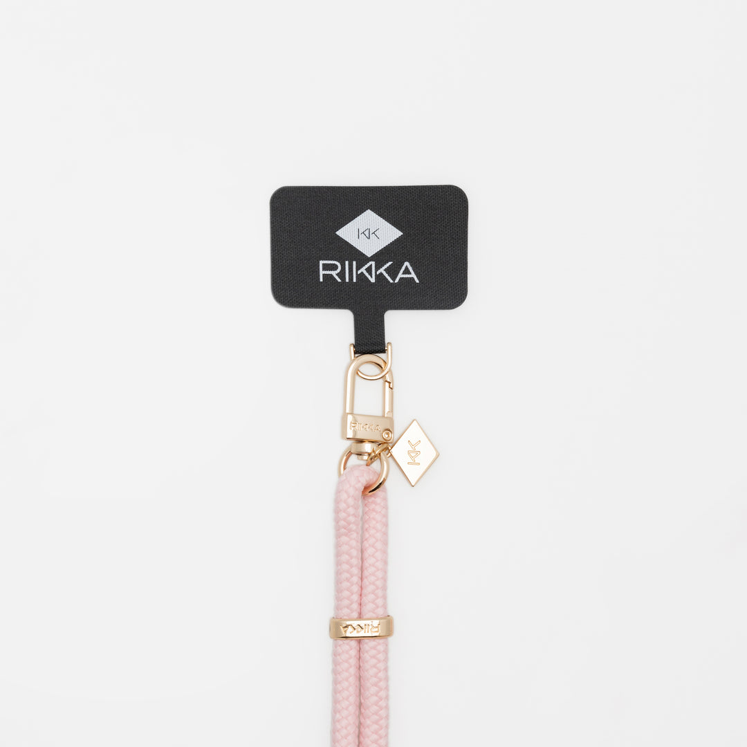 Universal phone strap with patch