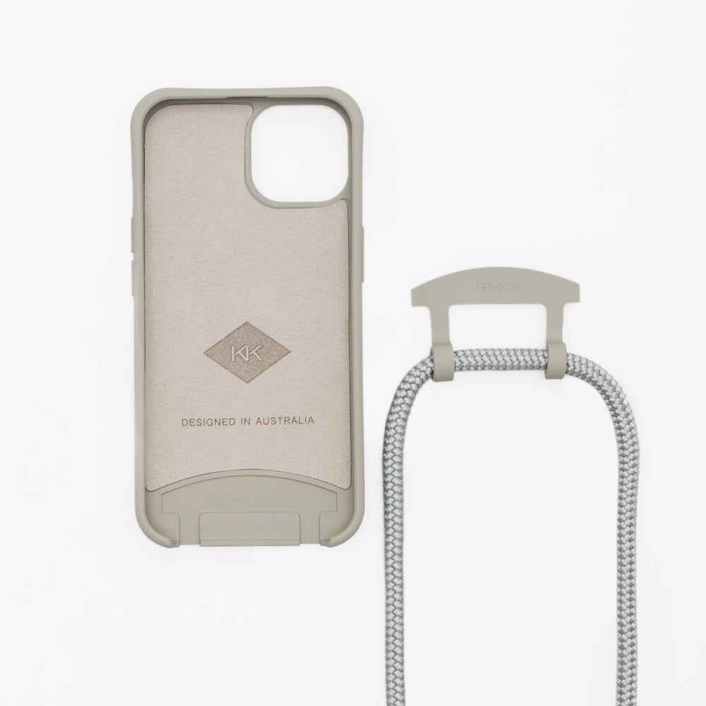 Strap-N-Go Grey Galaxy: Stylish Hands-Free Phone Case