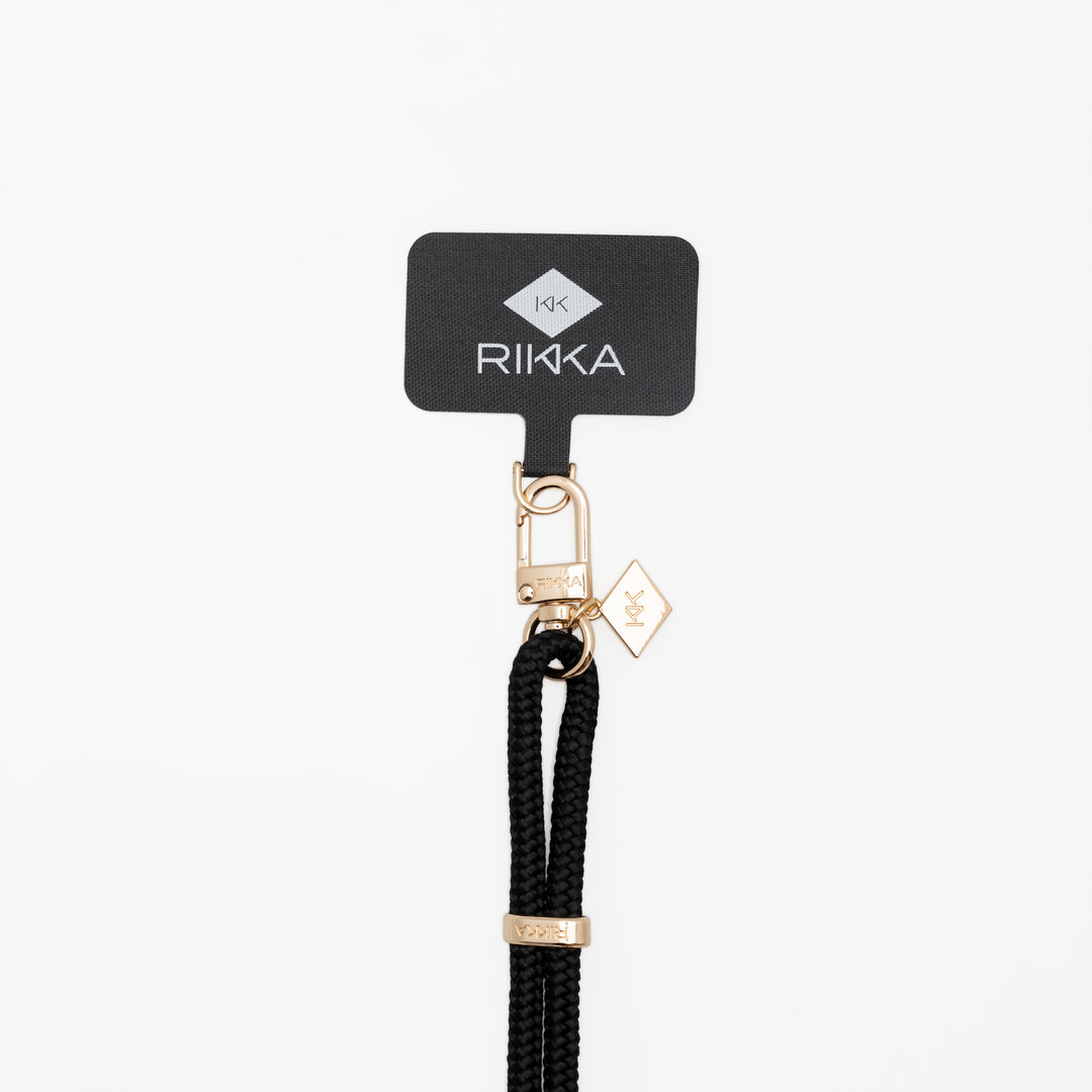 Universal phone strap with patch