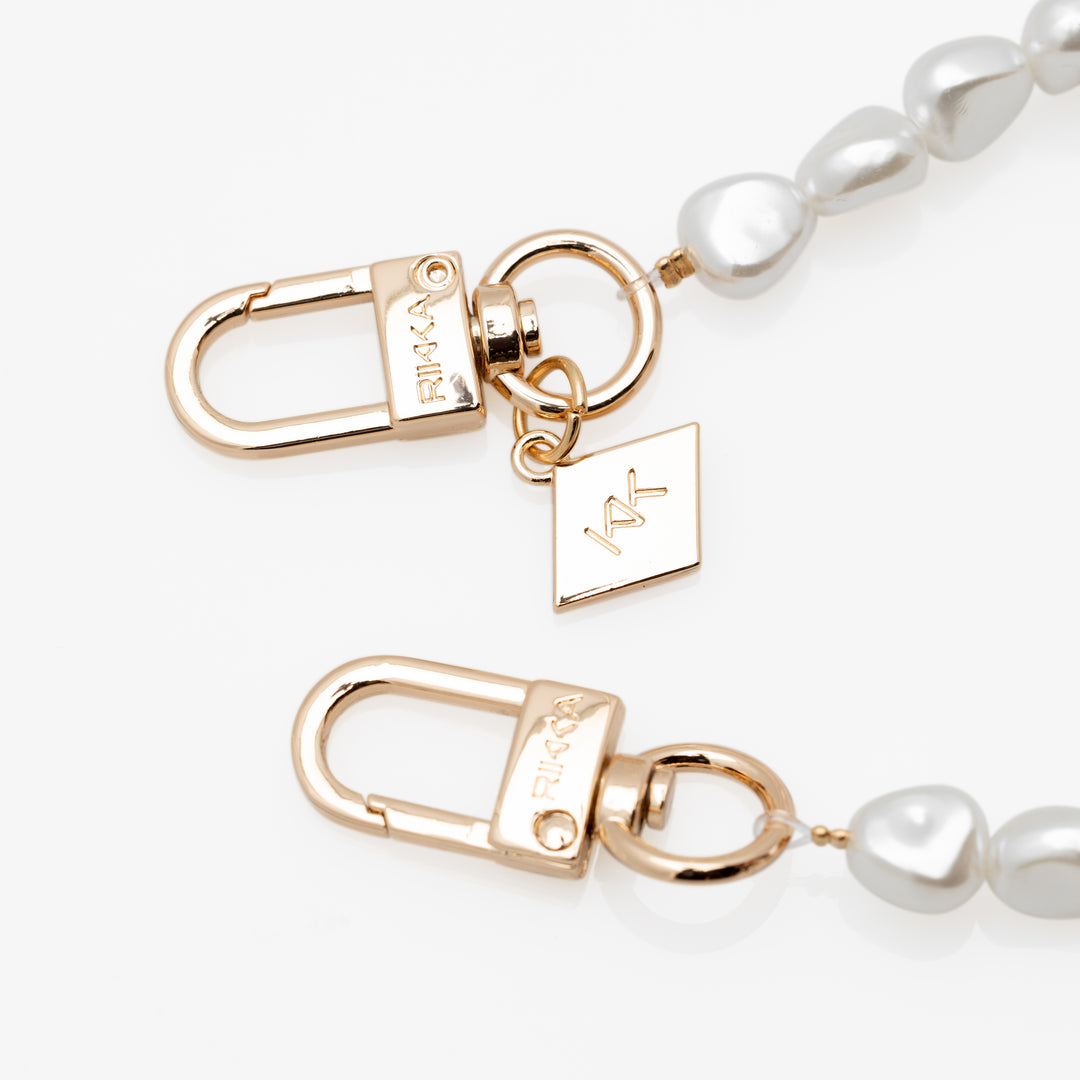 Blushing Pearl Phone Case & Strap Bundle - Hands-Free Style