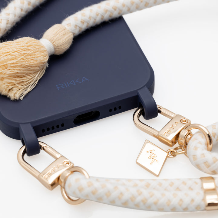 Minty Match: Stylish Phone Case with Crossbody Strap