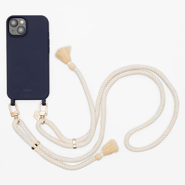 Minty Match: Stylish Phone Case with Crossbody Strap