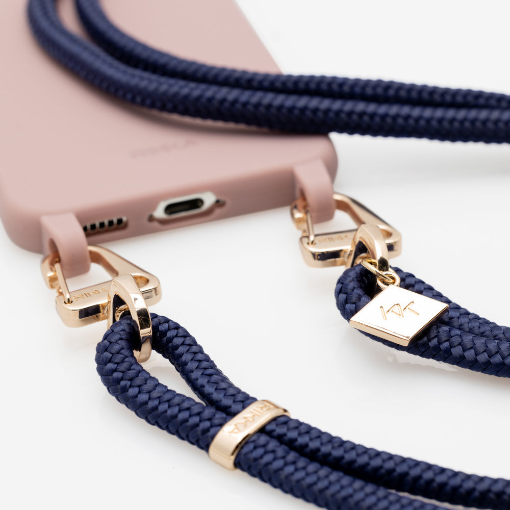 Mauve Marine Phone Case with Adjustable Strap