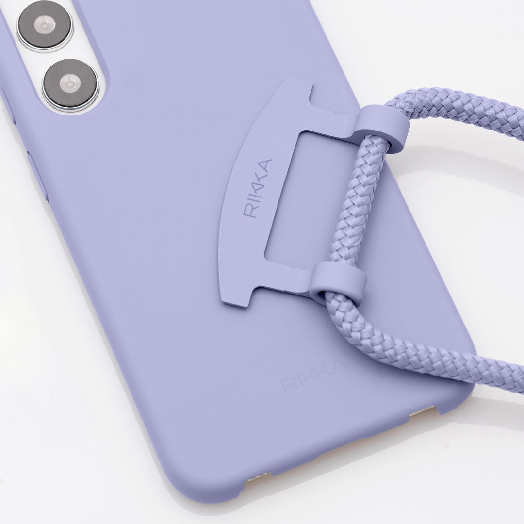 Strap-N-Go Lilac Bloom: Stylish Hands-Free Phone Case
