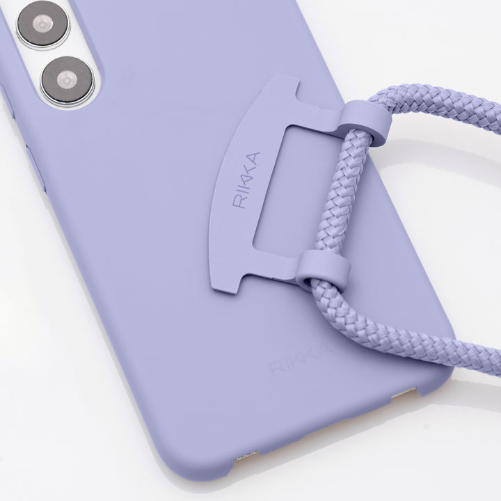 Strap-N-Go Lilac Bloom: Stylish Hands-Free Phone Case