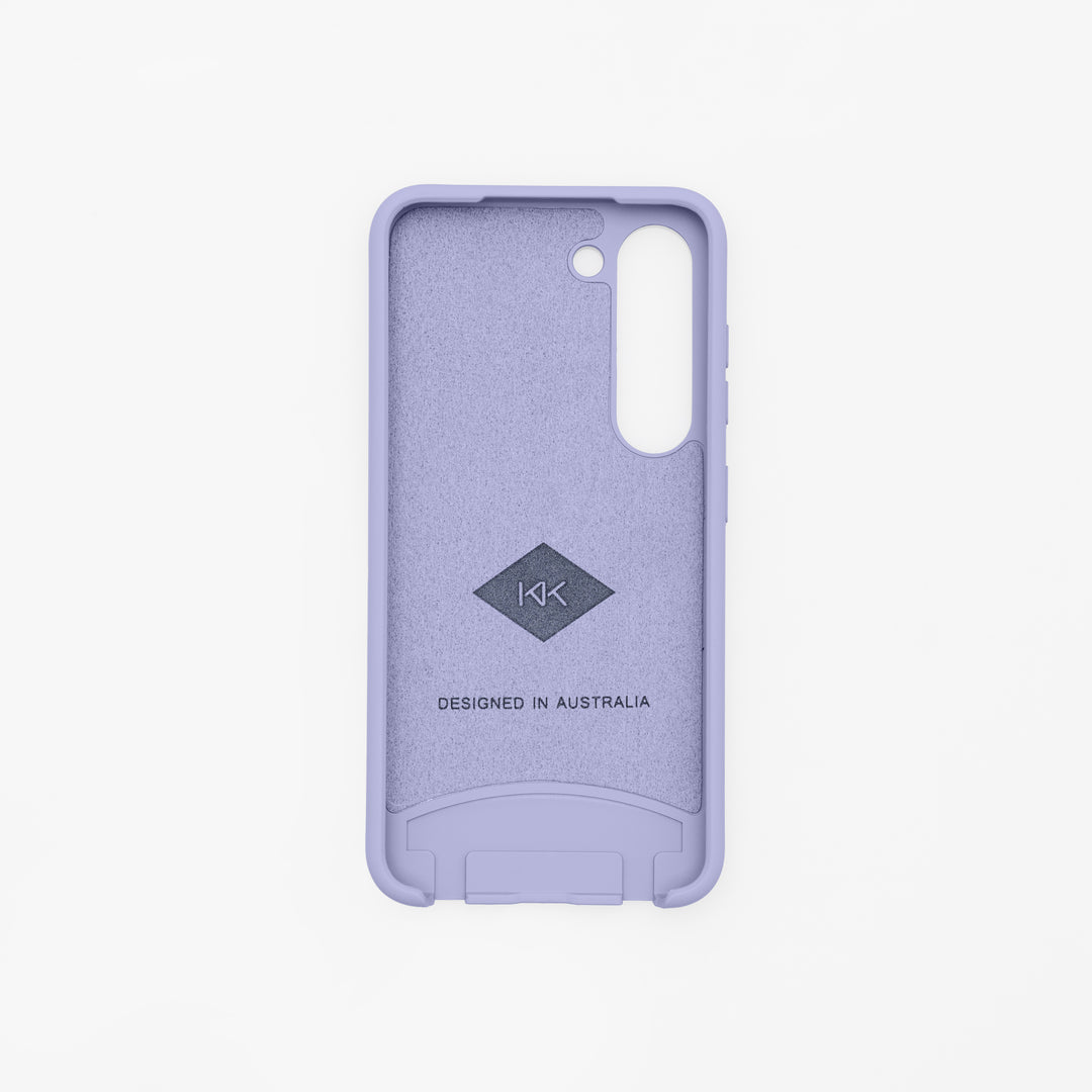 Strap-N-Go Lilac Bloom: Stylish Hands-Free Phone Case
