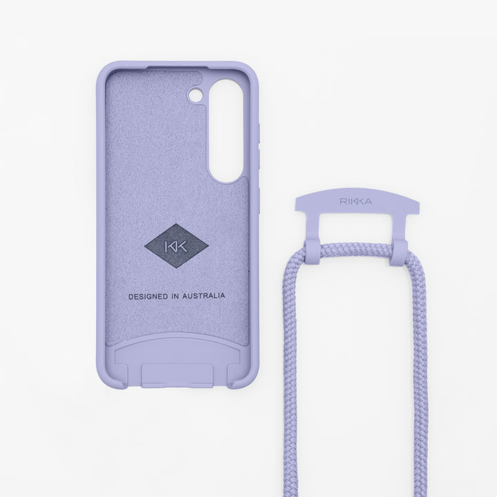 Strap-N-Go Lilac Bloom: Stylish Hands-Free Phone Case
