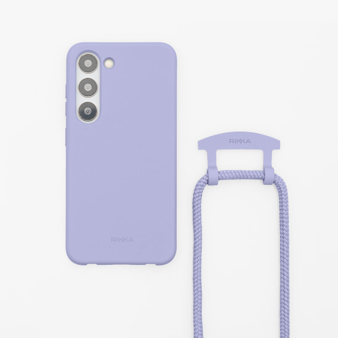 Strap-N-Go Lilac Bloom: Stylish Hands-Free Phone Case