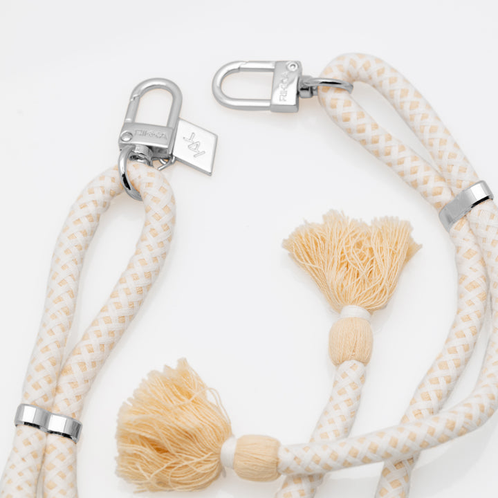 Stylish Beige Boho Phone Strap