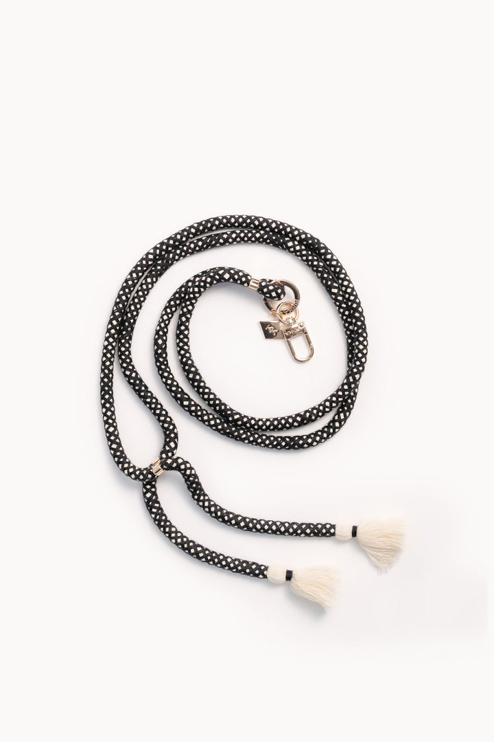 Universal Phone Strap-Boho Black - Stylish & Hands-Free