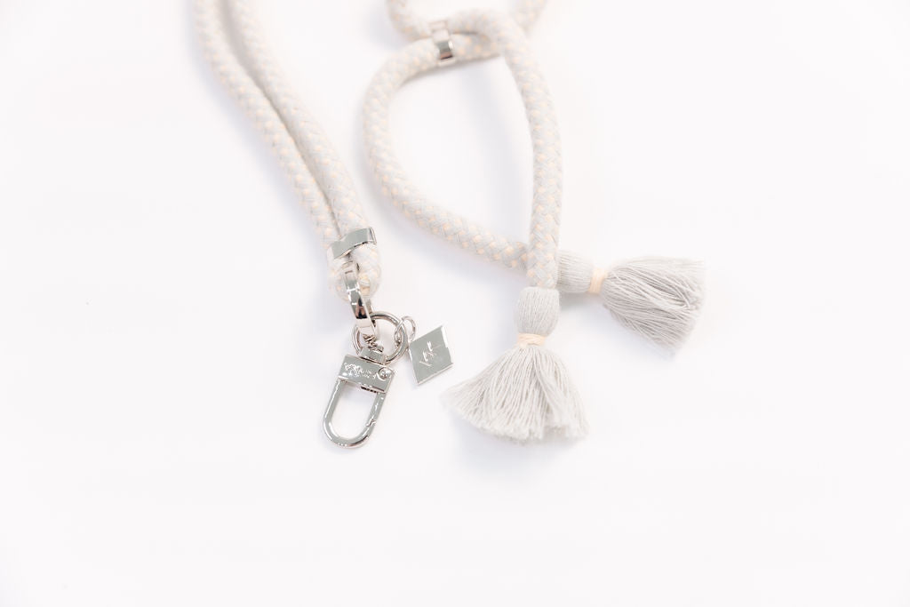 Universal Crossbody Phone Strap – Boho Grey