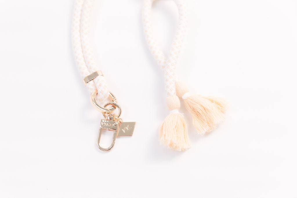Universal Phone Strap – Stylish & Adjustable Boho Beige