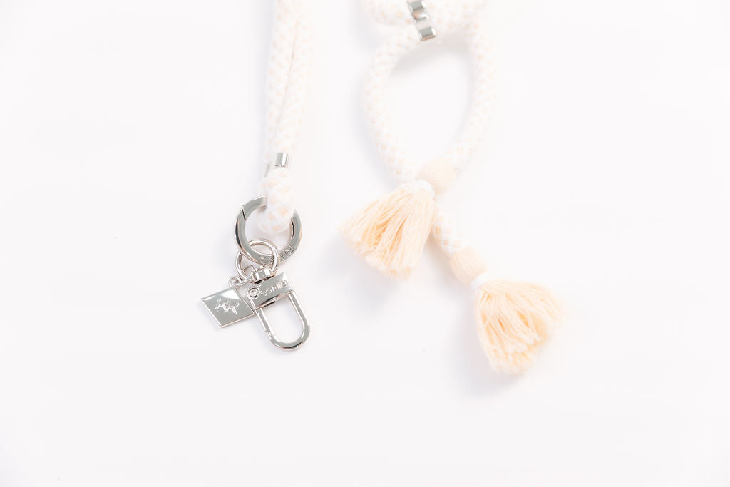 Universal Phone Strap – Stylish & Adjustable Boho Beige