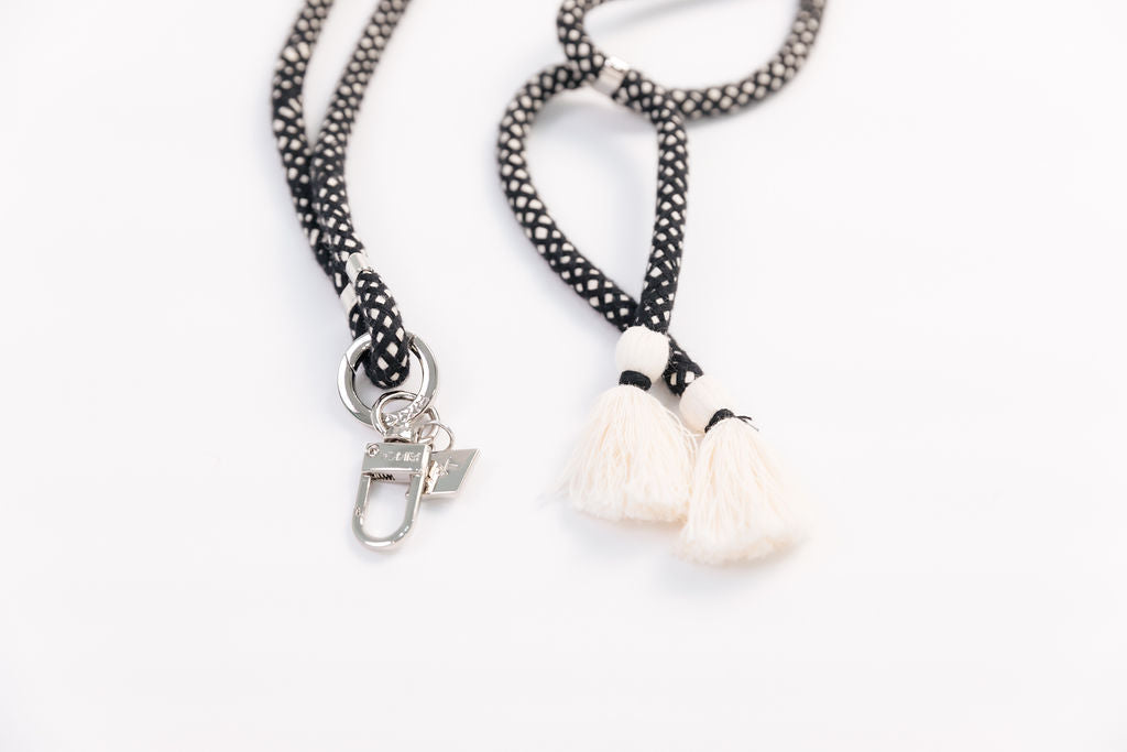 Universal Phone Strap-Boho Black - Stylish & Hands-Free