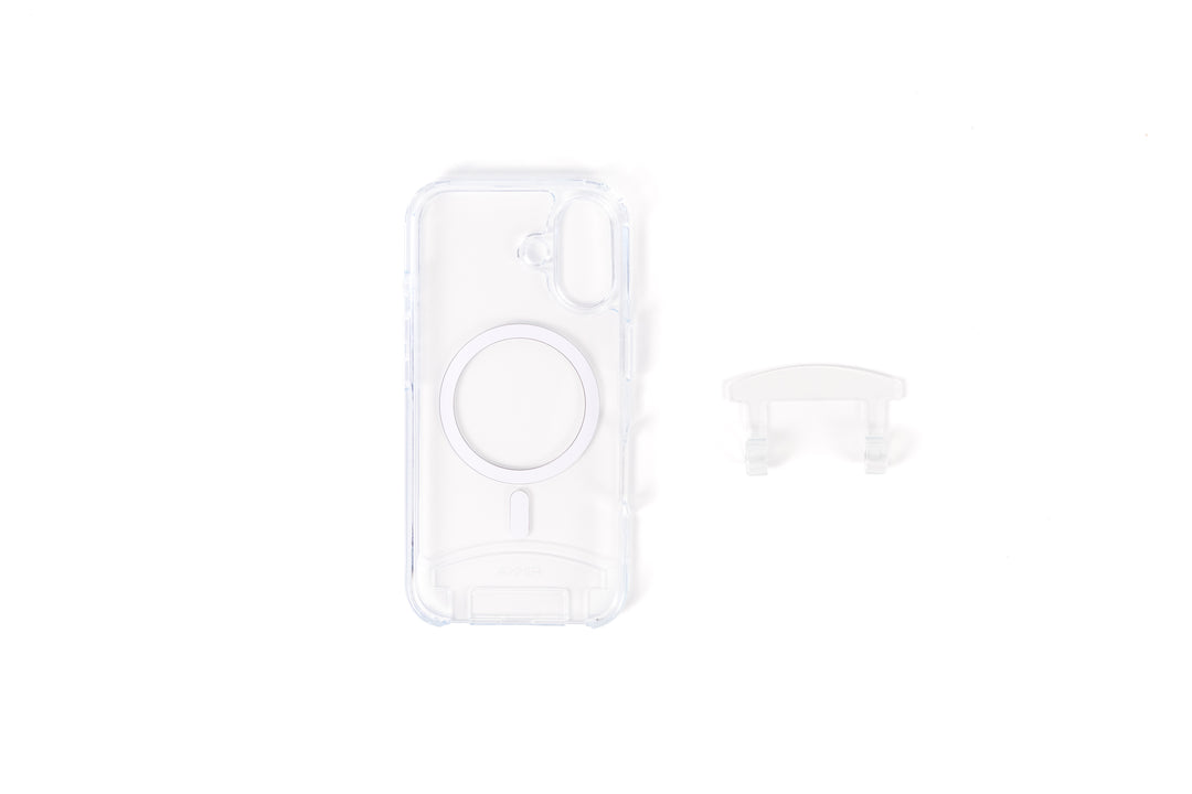 Strap-N-Go Crystal Clear: Stylish Phone Case with Strap