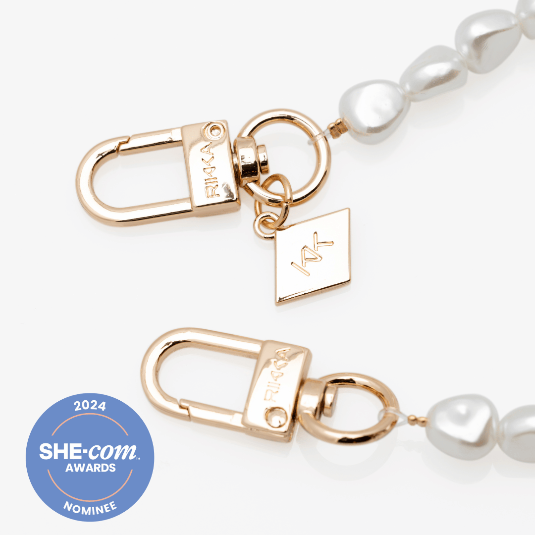 Elegant Pearl Wrist Strap for Secure