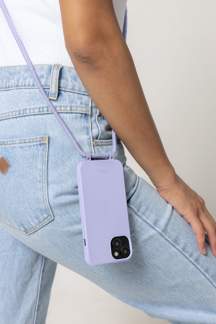 Strap-N-Go Lilac Bloom: Stylish Hands-Free Phone Case