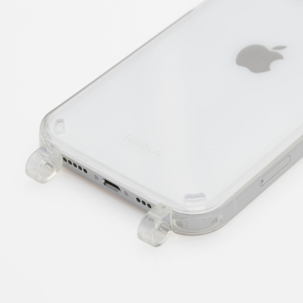 Crystal Clear Phone Case with Adjustable Strap
